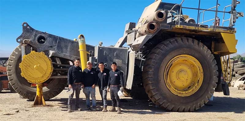 Vulcanización vehículos minería